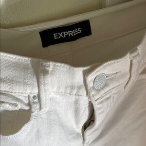 Express Women's White Jeans